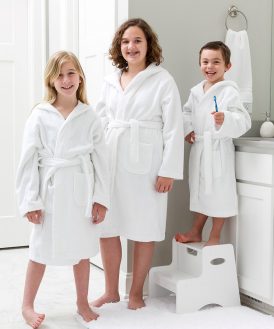 Махрові дитячі халати Kids White
