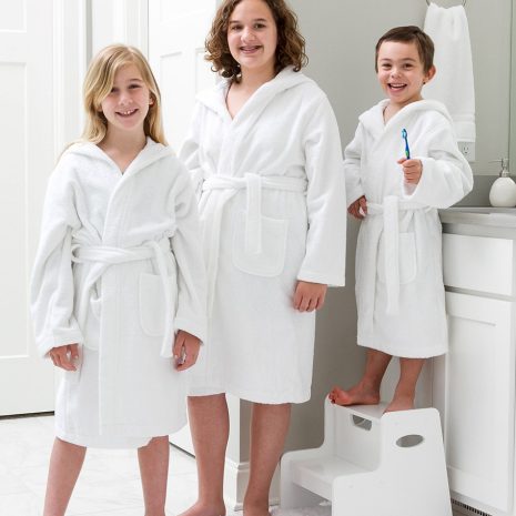 Махрові дитячі халати Kids White-2
